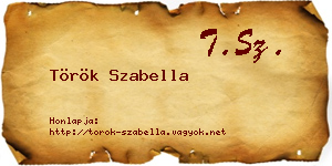 Török Szabella névjegykártya